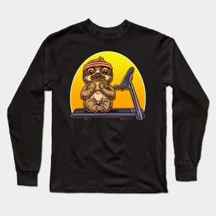 Sloth Gym Taco Lovers Long Sleeve T-Shirt